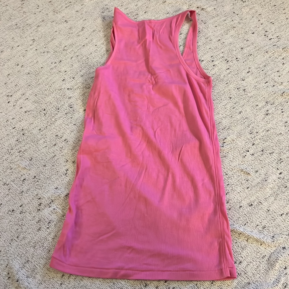 PINK Victoria’s Secret Pink Colored Tank Top - Picture 2 of 3